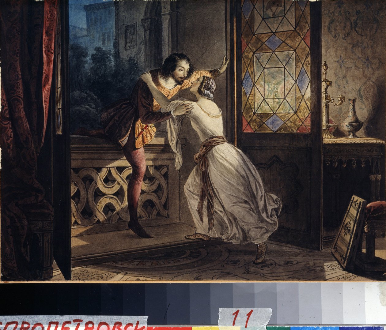 Romeo und Julia von Karl Pavlovich Bryullov