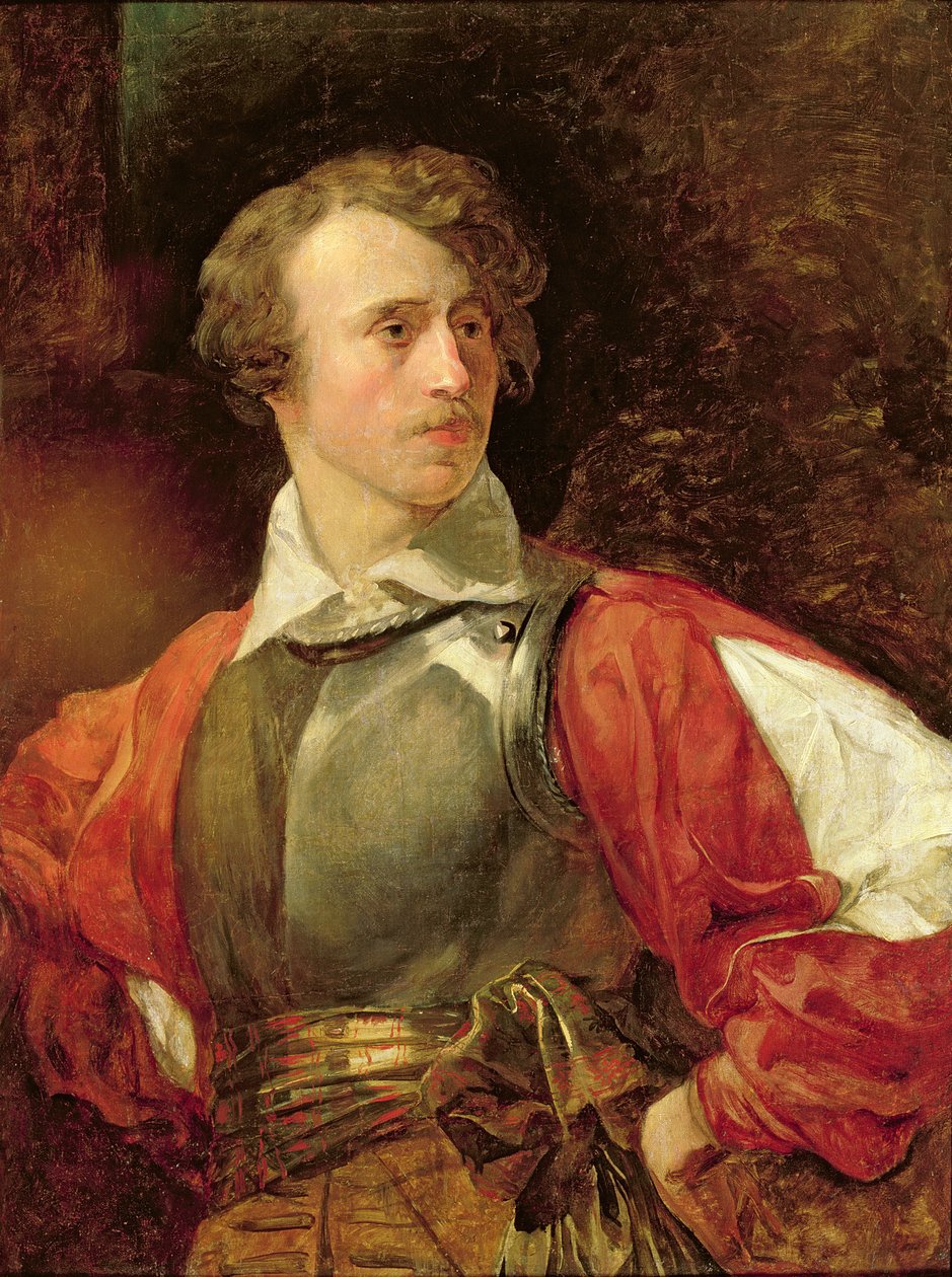 Porträt von Vladimir Samoylov als Hamlet von Karl Pavlovich Bryullov
