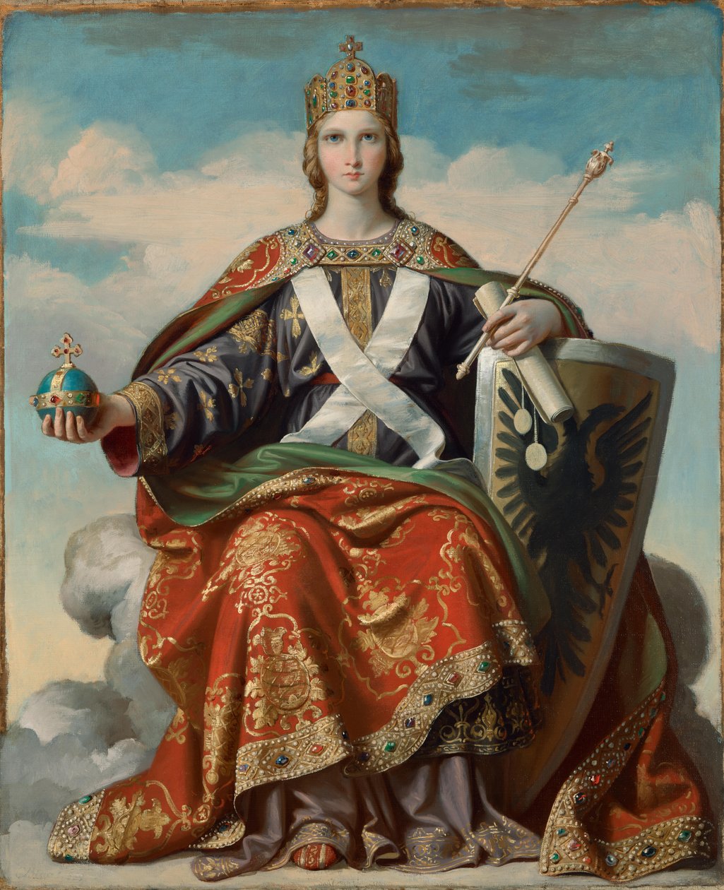 Allegorie der Macht von Karl von Blaas