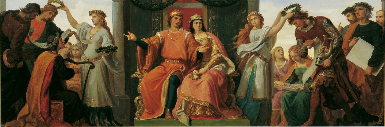 Leopold der Glorreiche als Förderer der Künste und Wissenschaften von Karl von Blaas