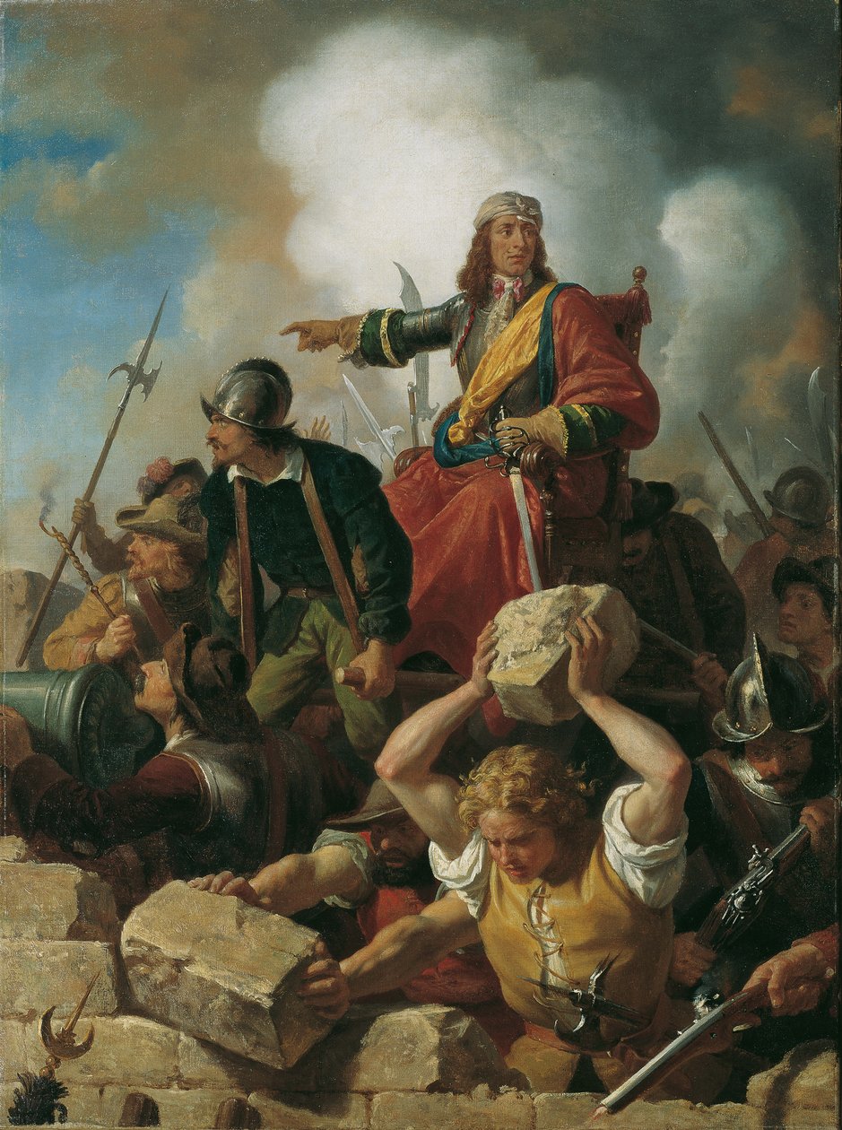 Wiens Verteidigung gegen die Türken, 1683, ca. 1865 von Karl von Blaas