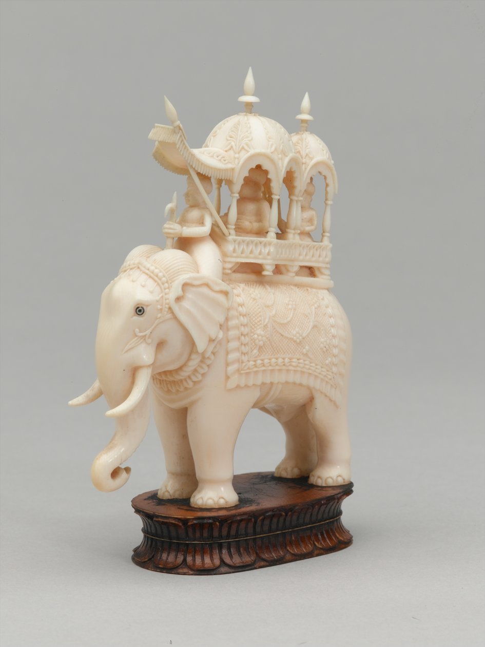 Schwarzer König, Schachfigur, Indien, um 1820 von Kate Elizabeth Bunce