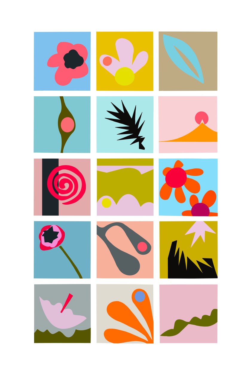 Ausschnitte Raster von Kathy Dunaway