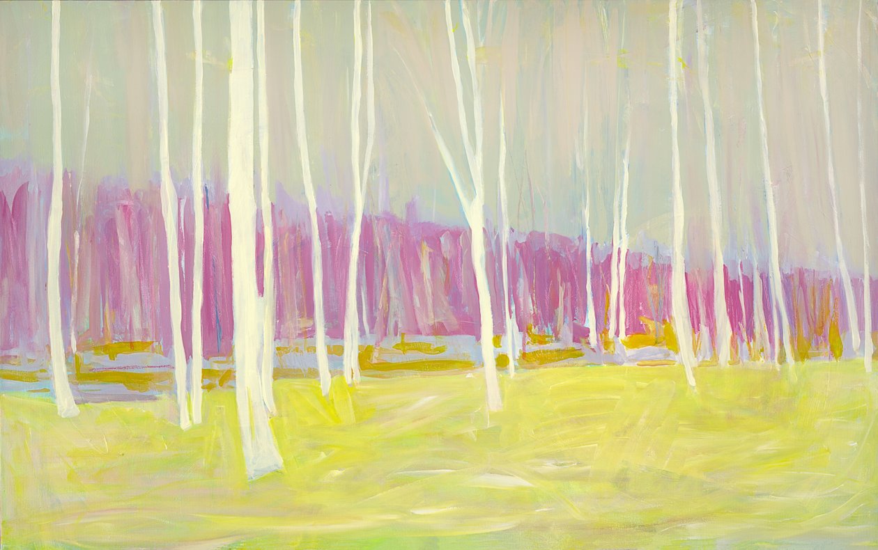 Rosa & Gelbe Wälder, 2021 von Katie Ré Scheidt