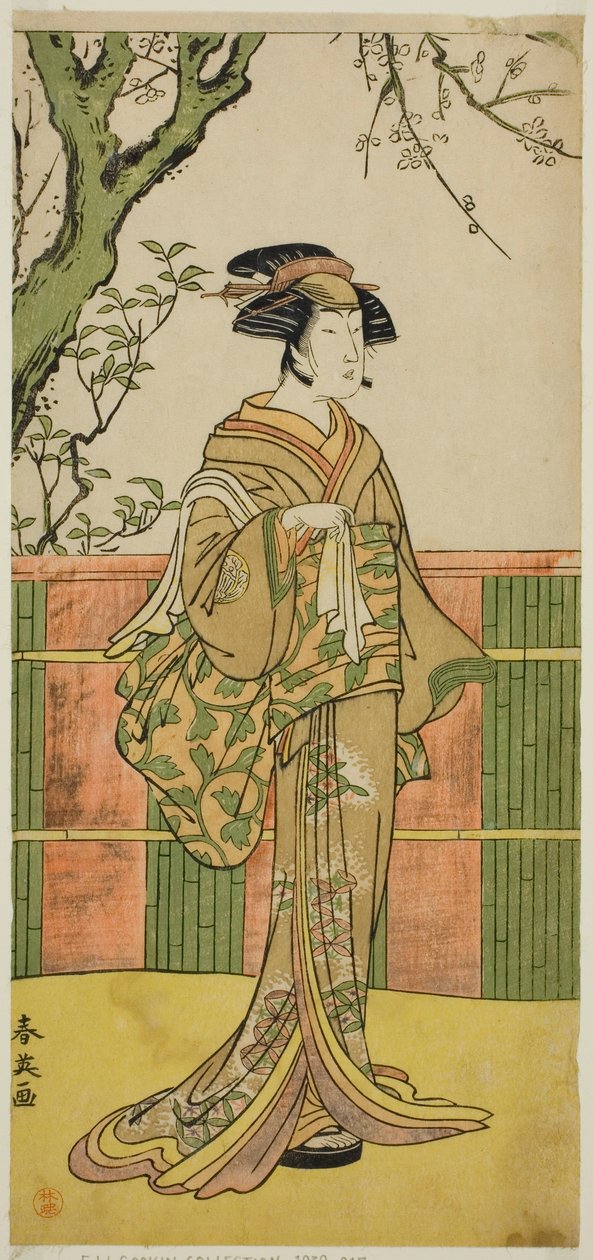 Der Schauspieler Sawamura Tamagashira in einer unbekannten Rolle von Katsukawa Shun