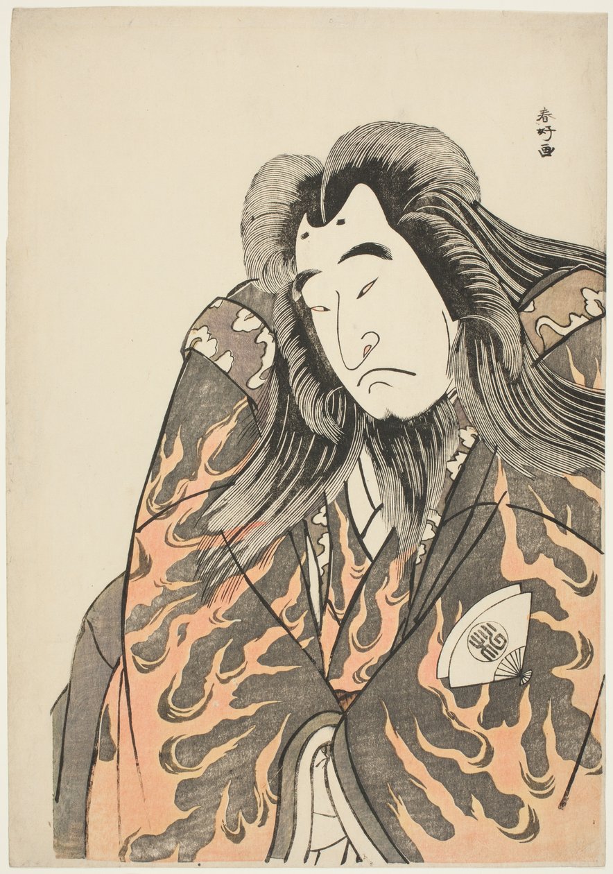 Schauspieler Onoe Matsusuke I als Kaiser Sutoku im Ruhestand von Katsukawa Shunkо̄
