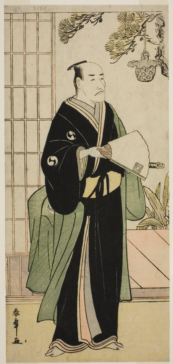 Der Schauspieler Ichikawa Danjuro V als Oboshi Yuranosuke im Stück Kanadehon Chushingura, aufgeführt im Nakamura-Theater im fünften Monat, 1783 von Katsukawa Shunsho