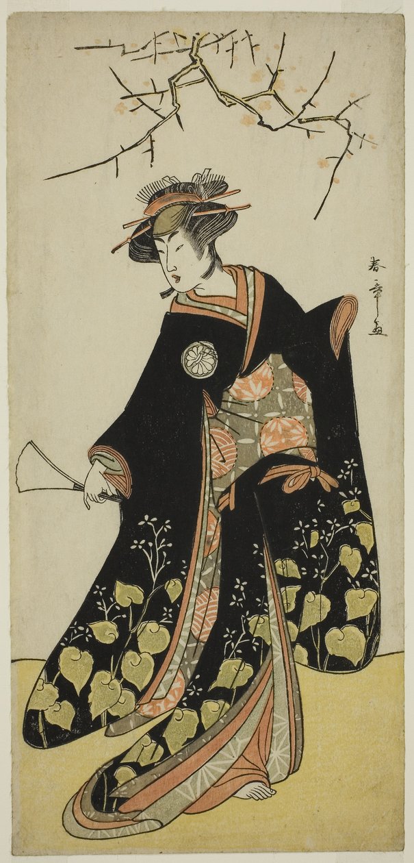 Der Schauspieler Segawa Kikunojo III als Geist der Joro-gumo (Huren-Spinne) von Katsukawa Shunsho