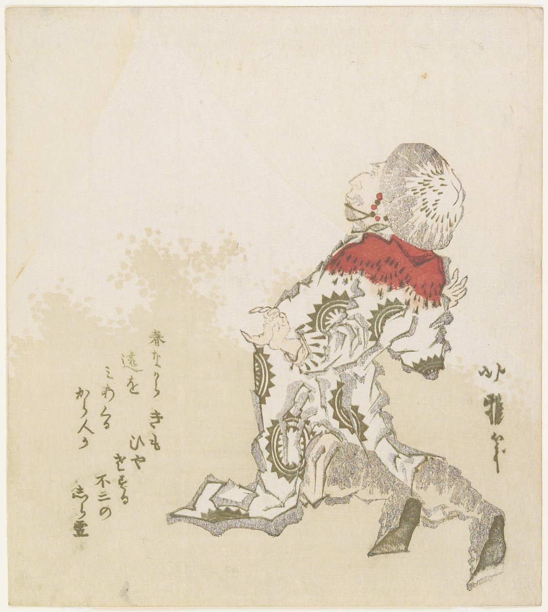 Koreaner überrascht vom Anblick des Berges Fuji, ca. 1830 von Katsushika Hokuga