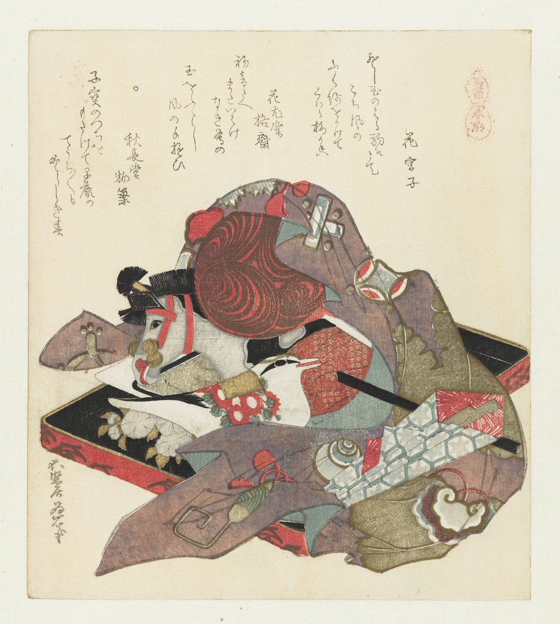 Steckenpferd von Katsushika Hokusai