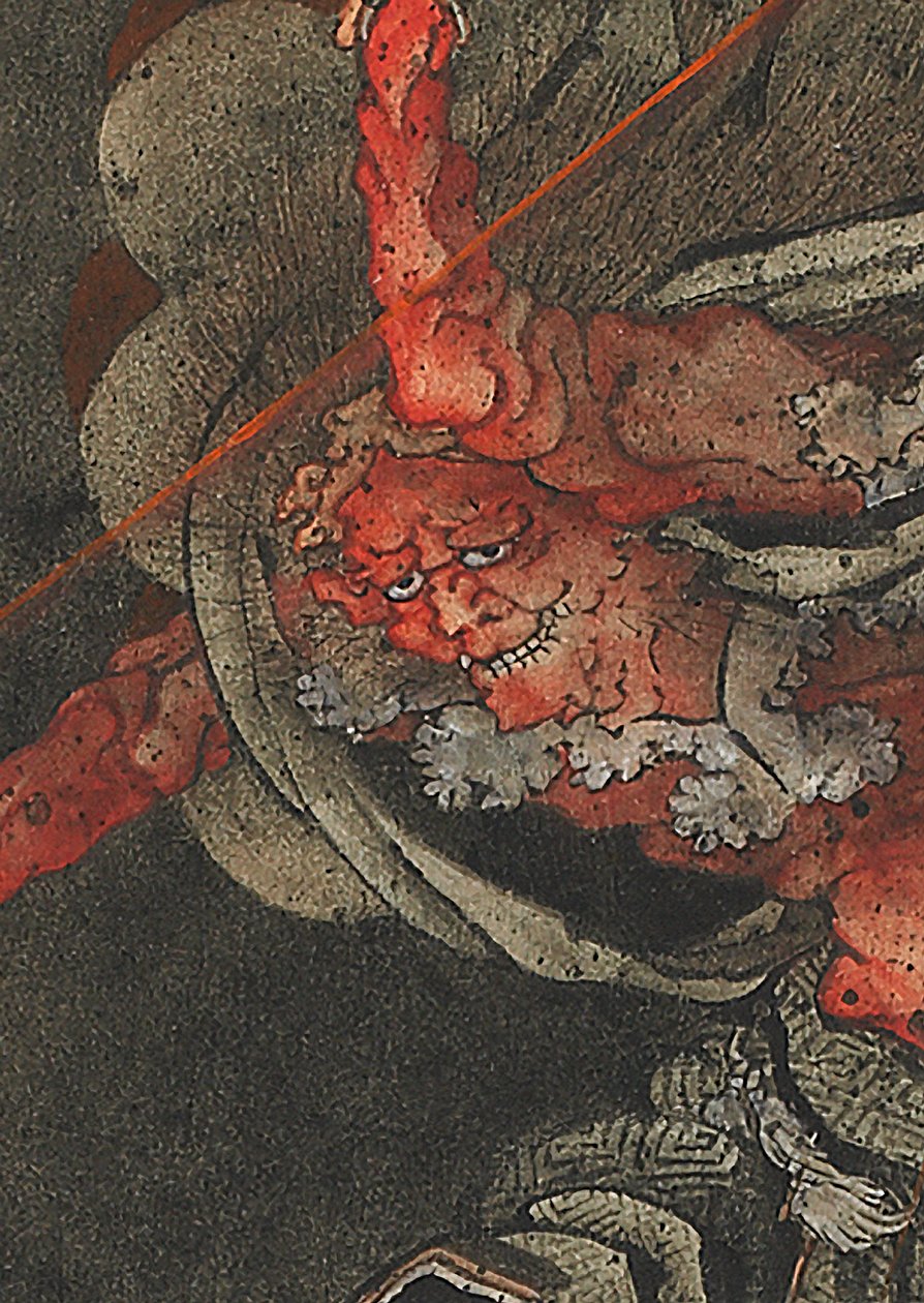Donnergott, Edo-Periode von Katsushika Hokusai