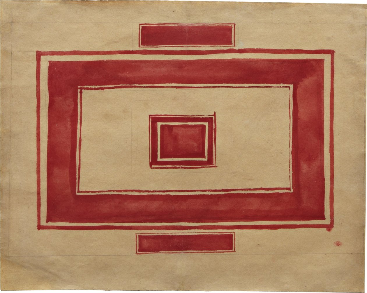 Deckenplan für das Rote Theater, Leningrad von Kazimir Severinovich Malevich