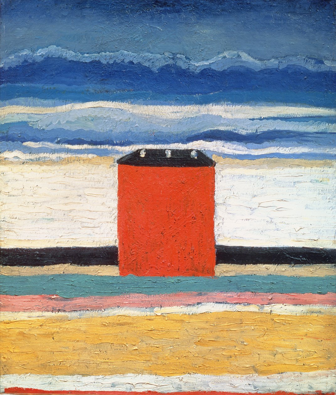 Rotes Haus, 1932 von Kazimir Severinovich Malevich