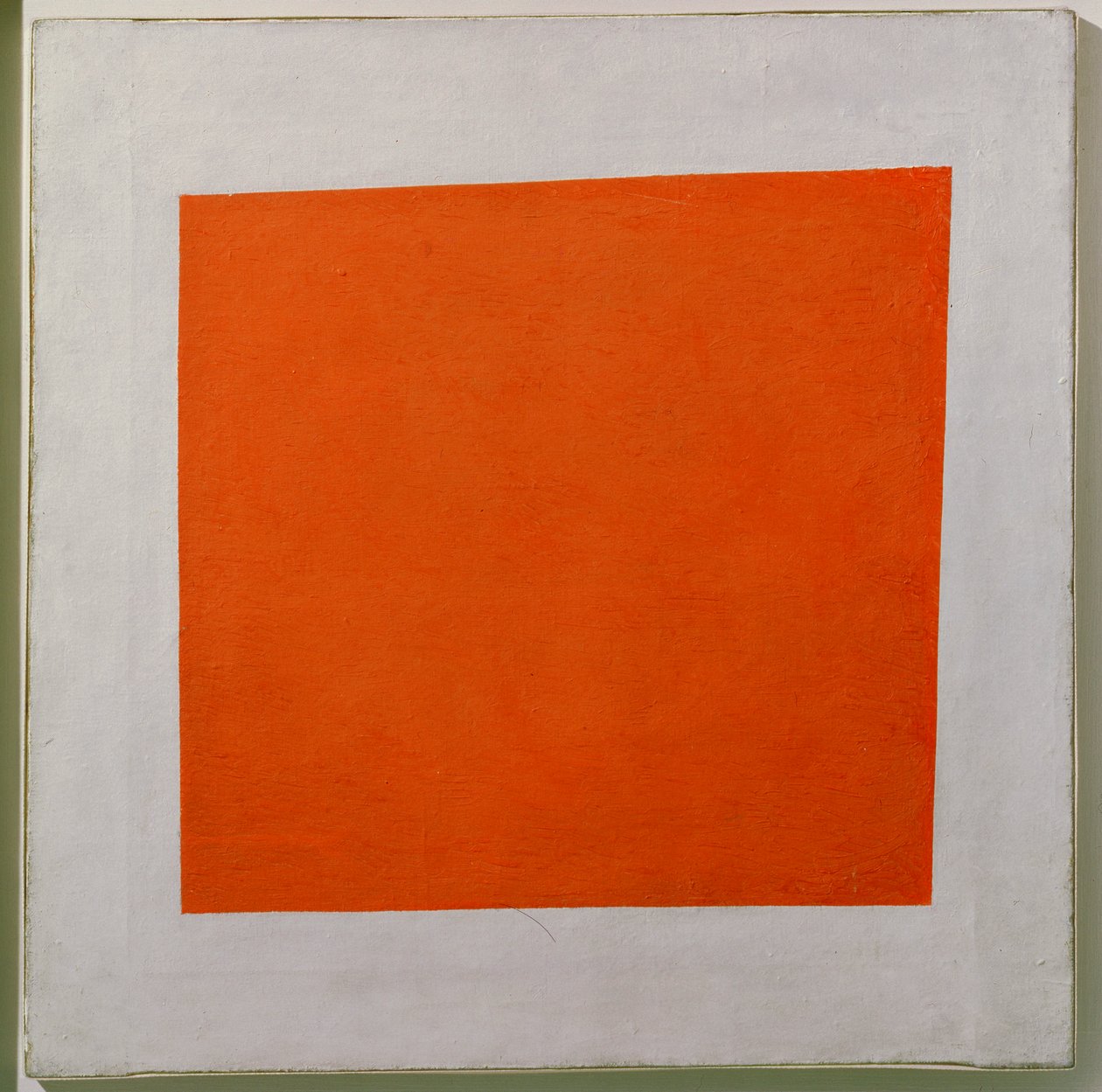Roter Platz. Malerei Realismus eines Bauern in zwei Dimensionen von Kazimir Severinovich Malevich