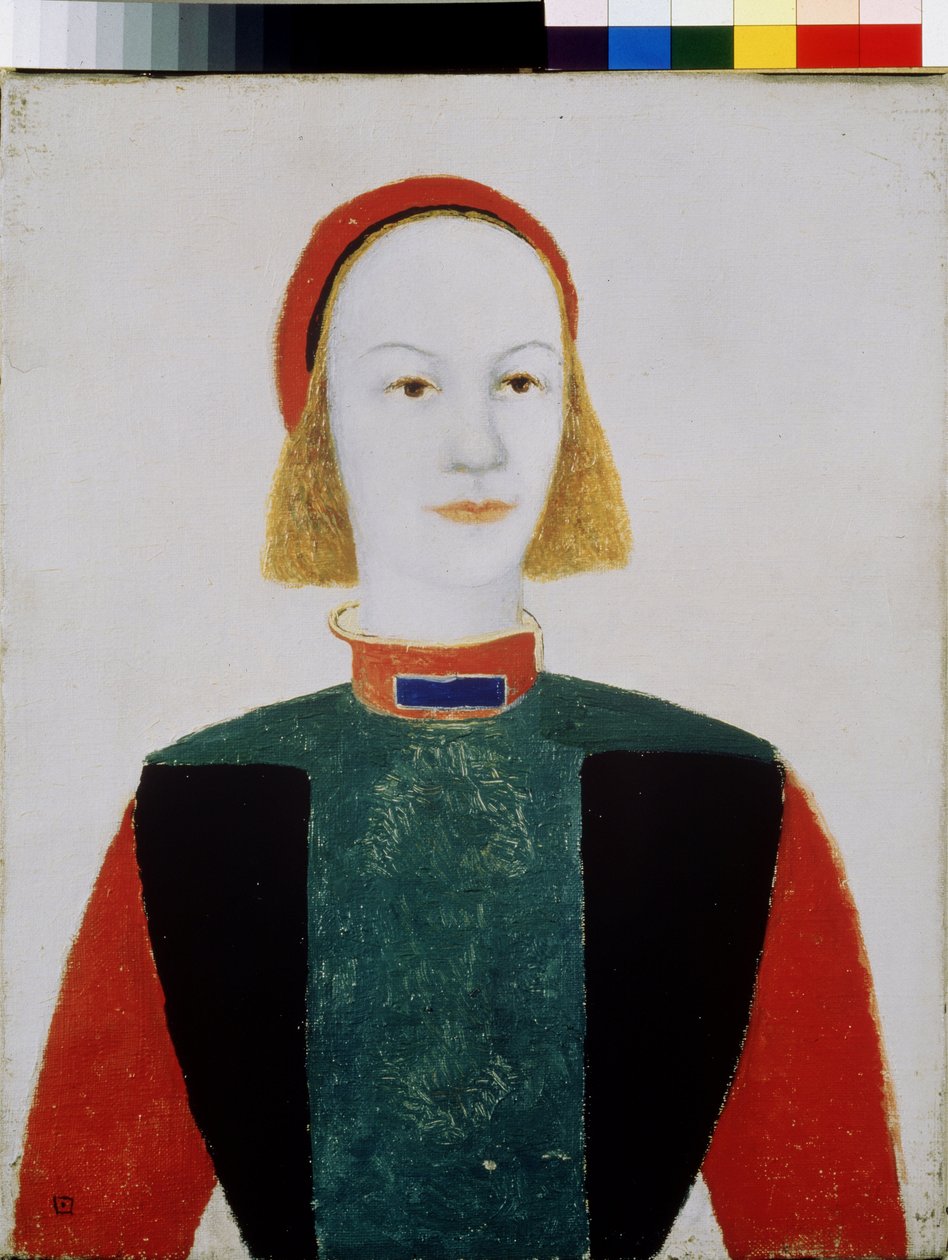 Ein Mädchen von Kazimir Severinovich Malevich