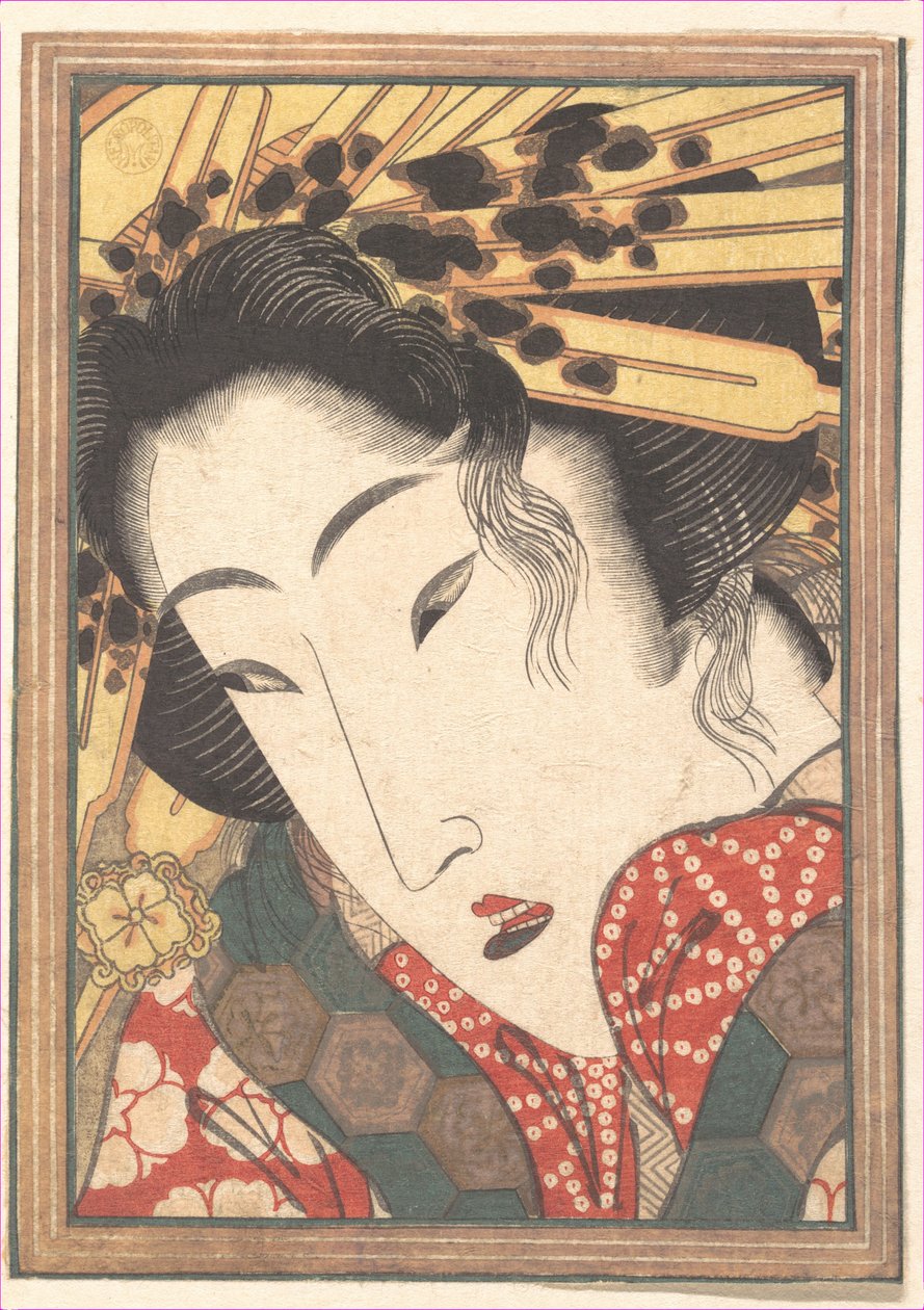 Abgelehnte Geisha aus Leidenschaften, die durch Frühlingsschnee abgekühlt wurden von Keisai Eisen