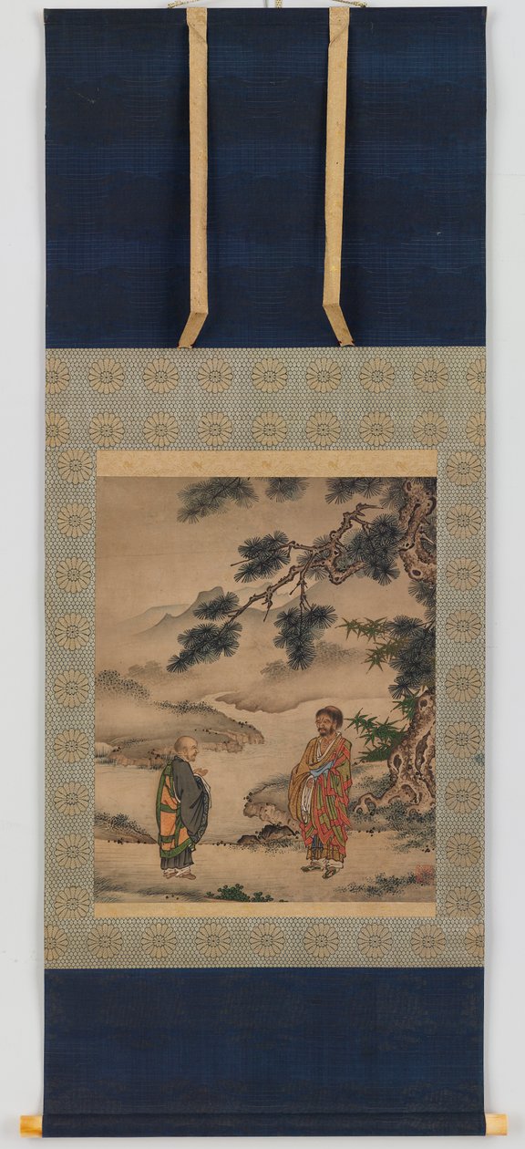 Begegnung von Yun-men Wen-yen und Fa-yen Wen-i, Muromachi-Periode von Kenkō Shōkei