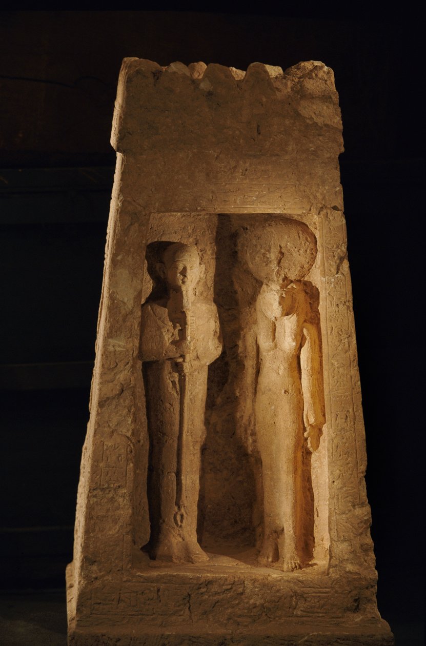 Ein freistehendes Heiligtum, ein Naos, von Ptah und Sachmet, Neues Reich, 2002 von Kenneth Garrett