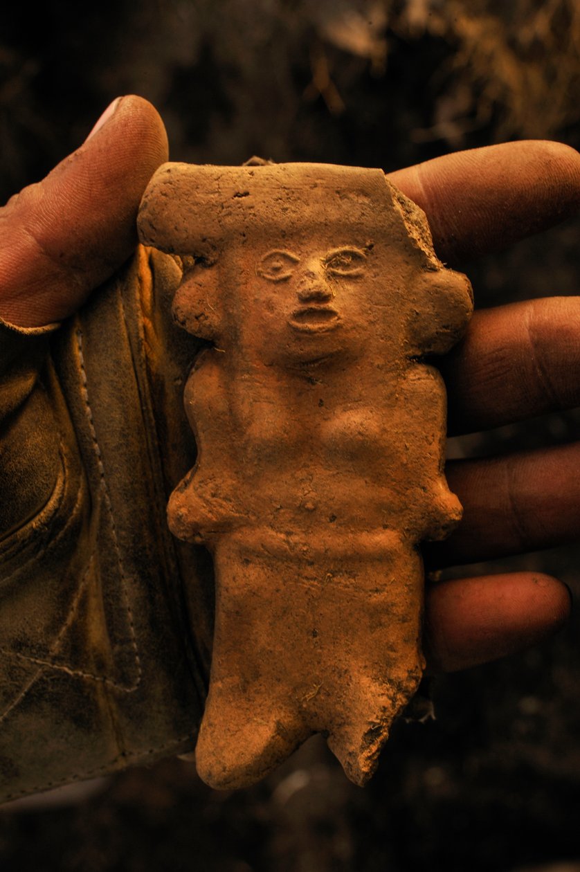 Größte Azteken; MM7677; Mexiko-Stadt; Mexiko; Azteke; Monte Tlaloc; Tlaloc-Tempel; Vic... von Kenneth Garrett