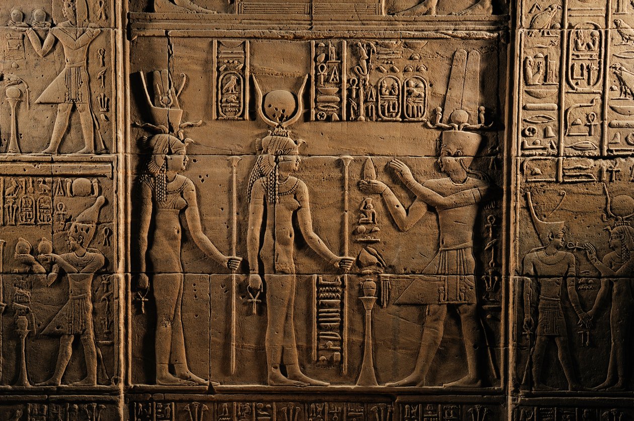 Letzte Pharaonen, Ägypten, Philae-Tempel, Aswan, Ptolemäisch, Isis-Tempel, Ptolemaios I, 2011 von Kenneth Garrett