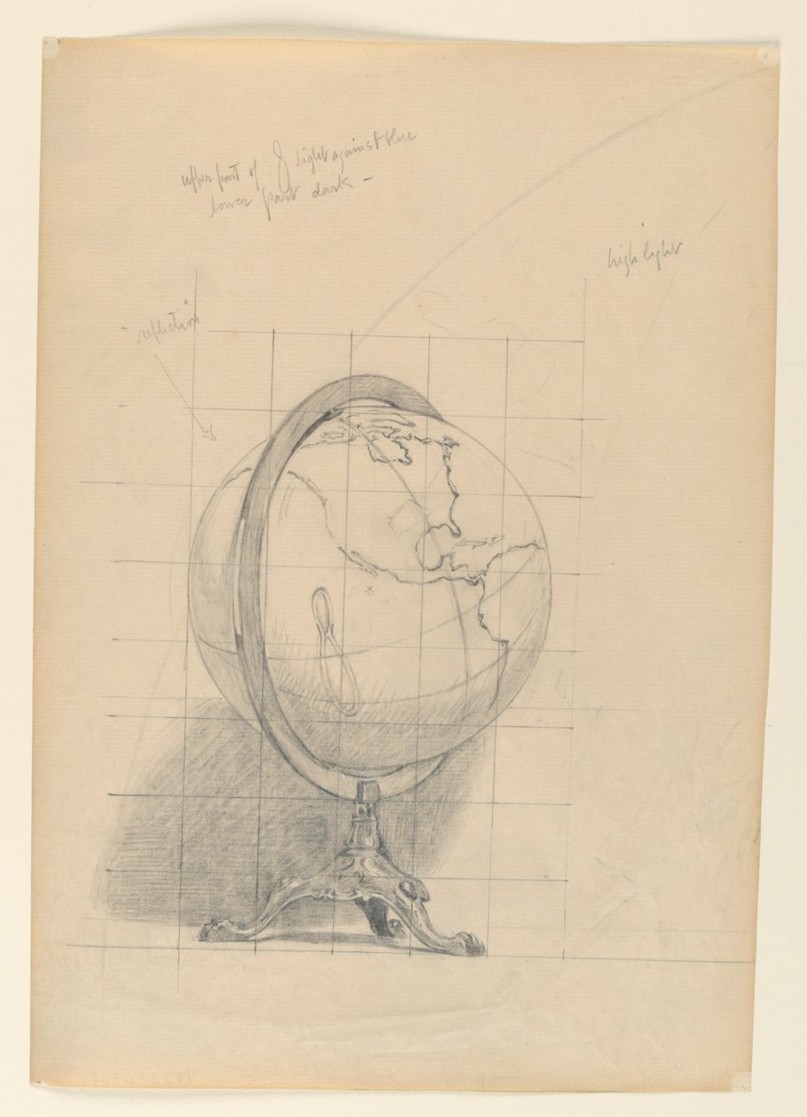 Studie für "Mathematik," "Die Wissenschaften," Library of Congress, Washington D.C. von Kenyon Cox