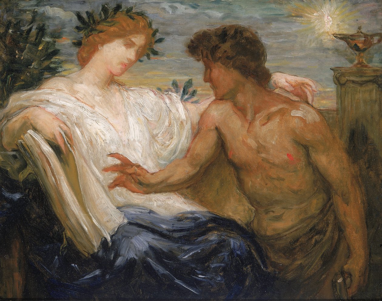 Studie für Wissenschaft unterrichtet Industrie, 1898 von Kenyon Cox
