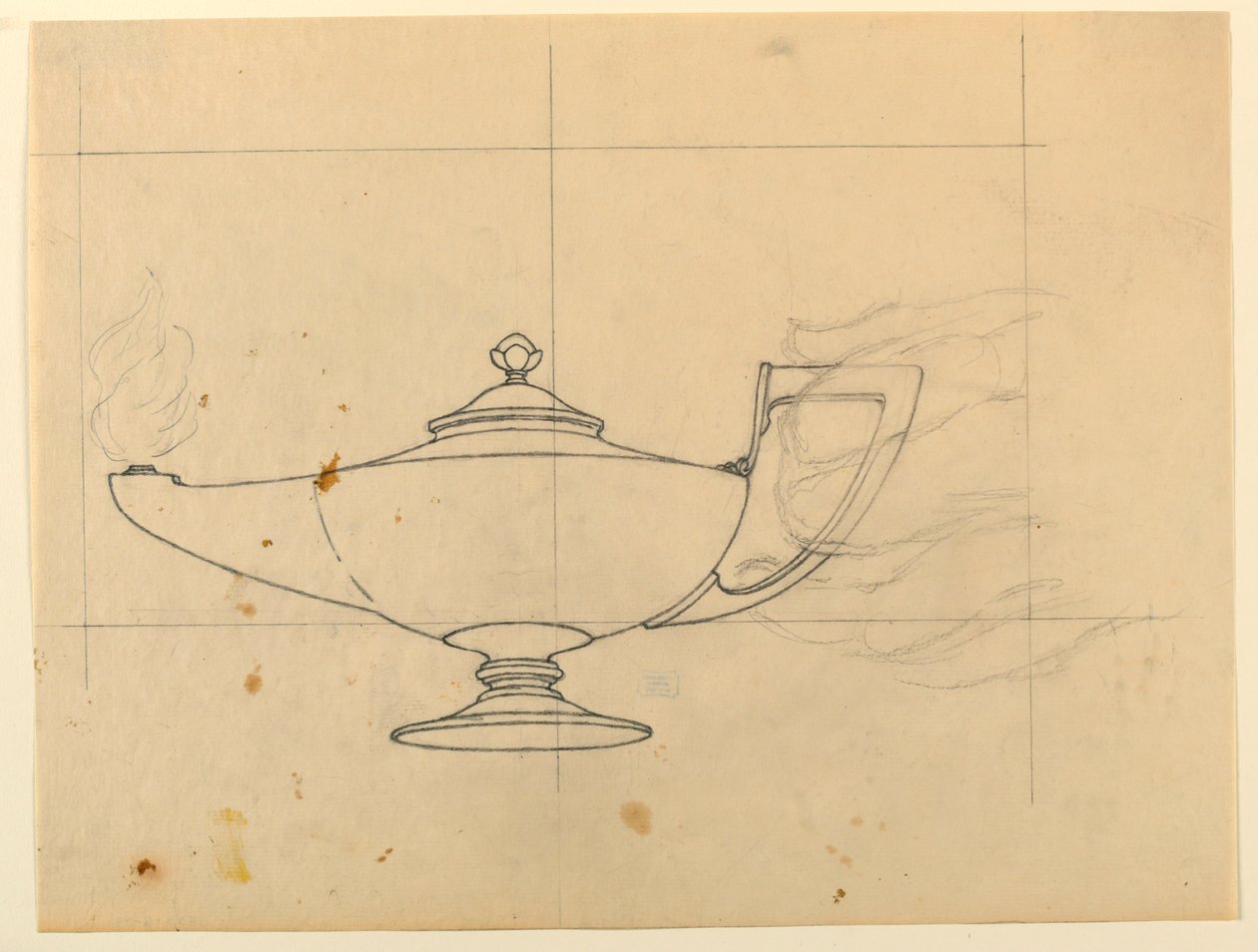 Studie für "Wissenschaft," "Der Fortschritt der Zivilisation: Wissenschaft und Kunst," State Capitol, Des Moines, IA von Kenyon Cox