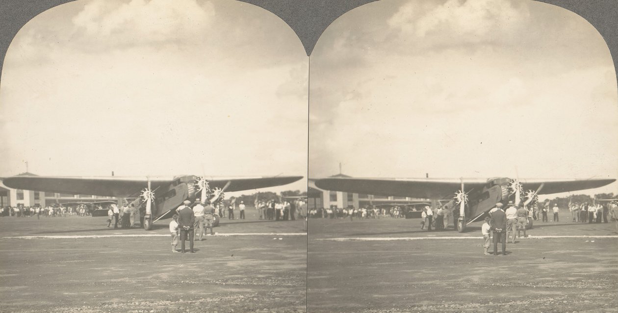Gruppe von 3 Stereograph-Ansichten der Luftfahrt, einschließlich der Gebrüder Wright von Keystone View Company