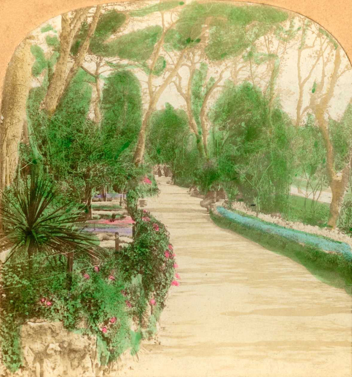 Promenade, Alameda Garden, Felsen von Gibraltar von Keystone View Company