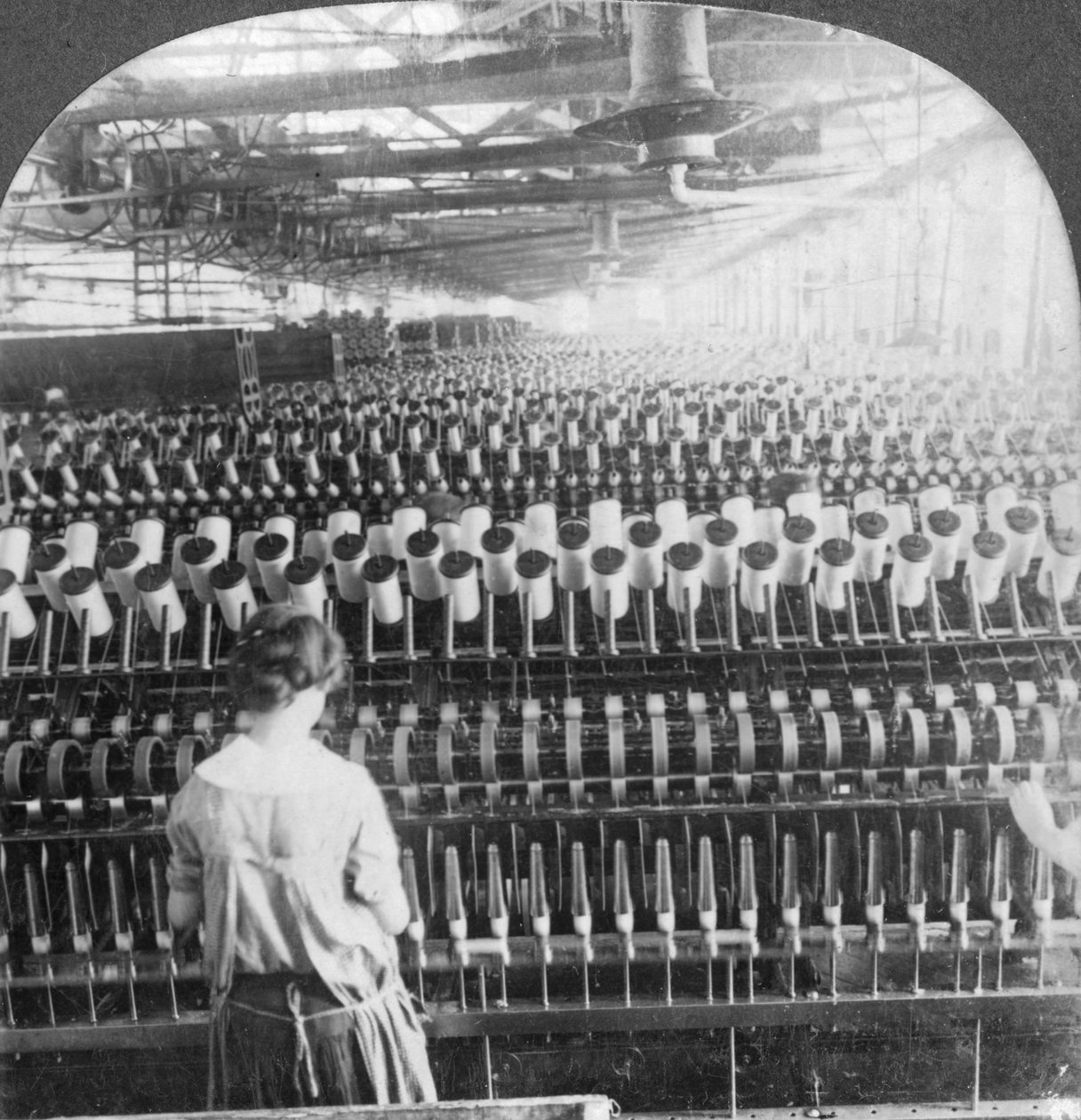 Spinnraum, Philadelphia, Pennsylvania, USA von Keystone View Company