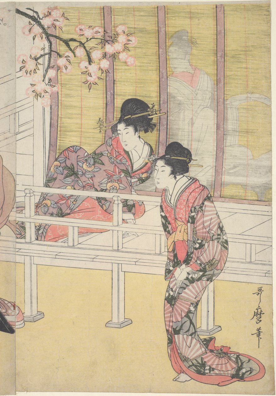 Aoi-Hime ruft Rokujo-hime von Kitagawa Utamaro