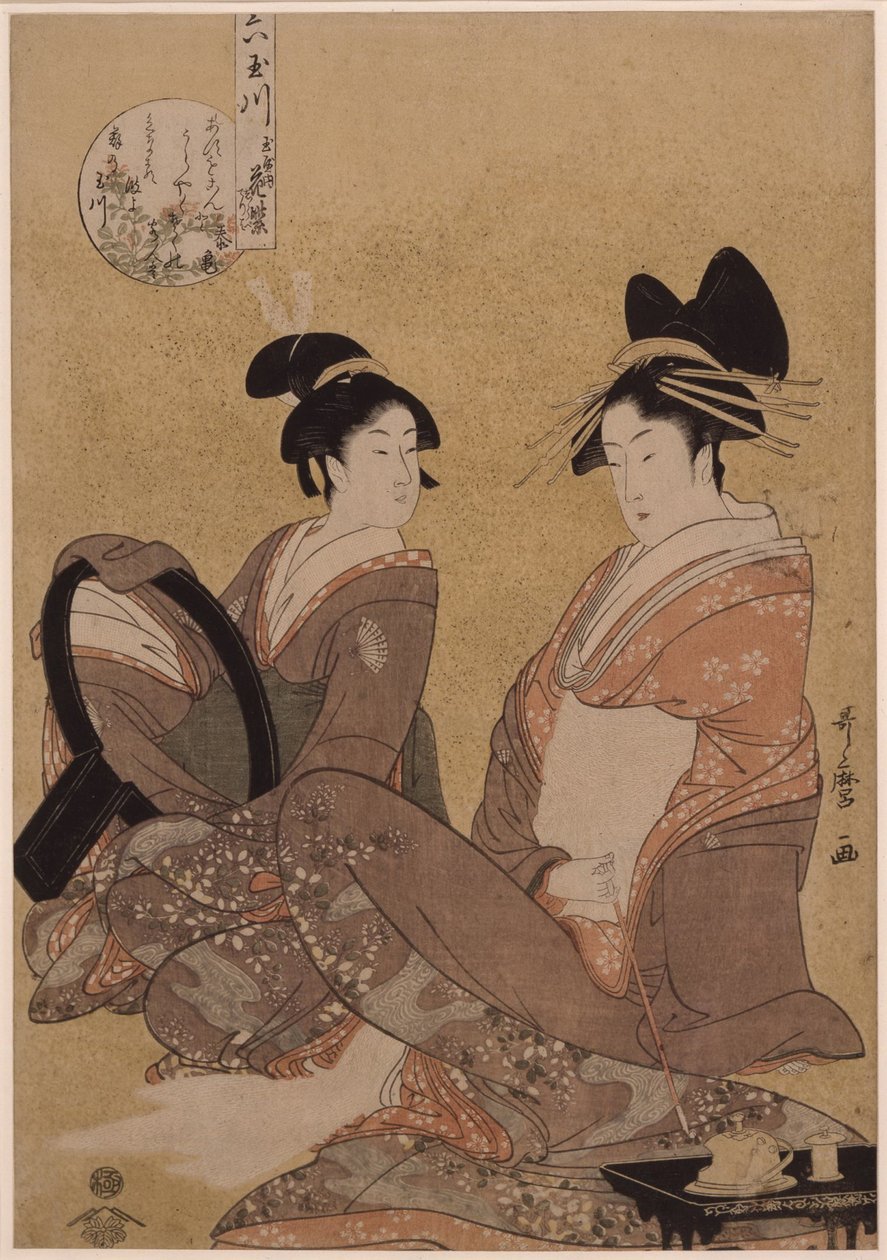Hanamurasaki vom Tamaya, 1793 von Kitagawa Utamaro