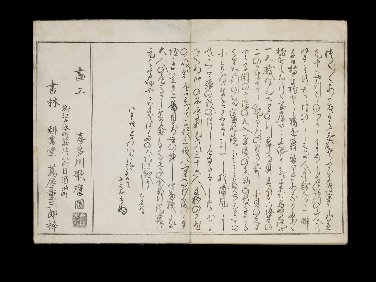 Shiohi no tsuto (Geschenke von der Ebbe), bekannt als das Muschelbuch, 1789 von Kitagawa Utamaro