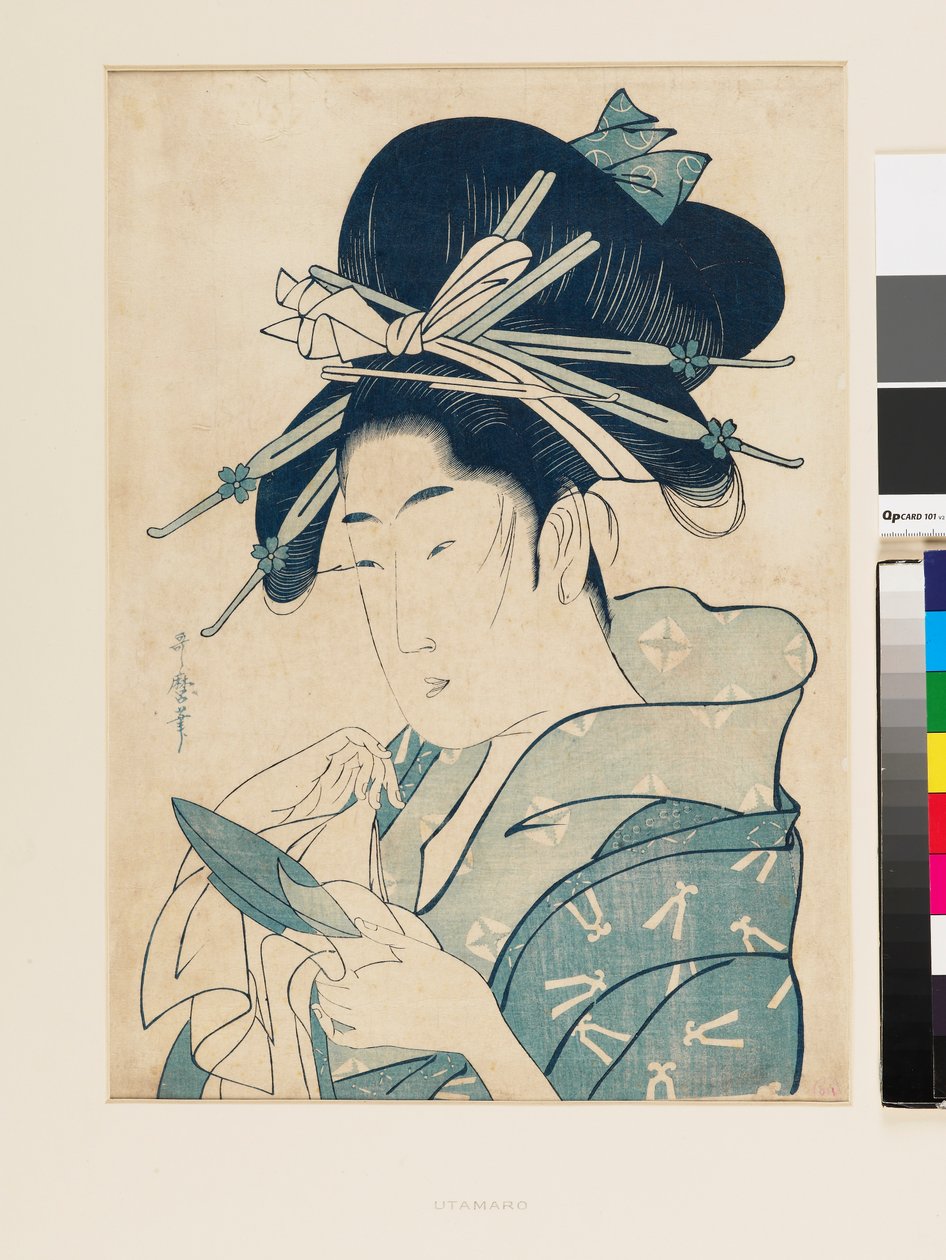 Die Kurtisane Tsukioka von Kitagawa Utamaro