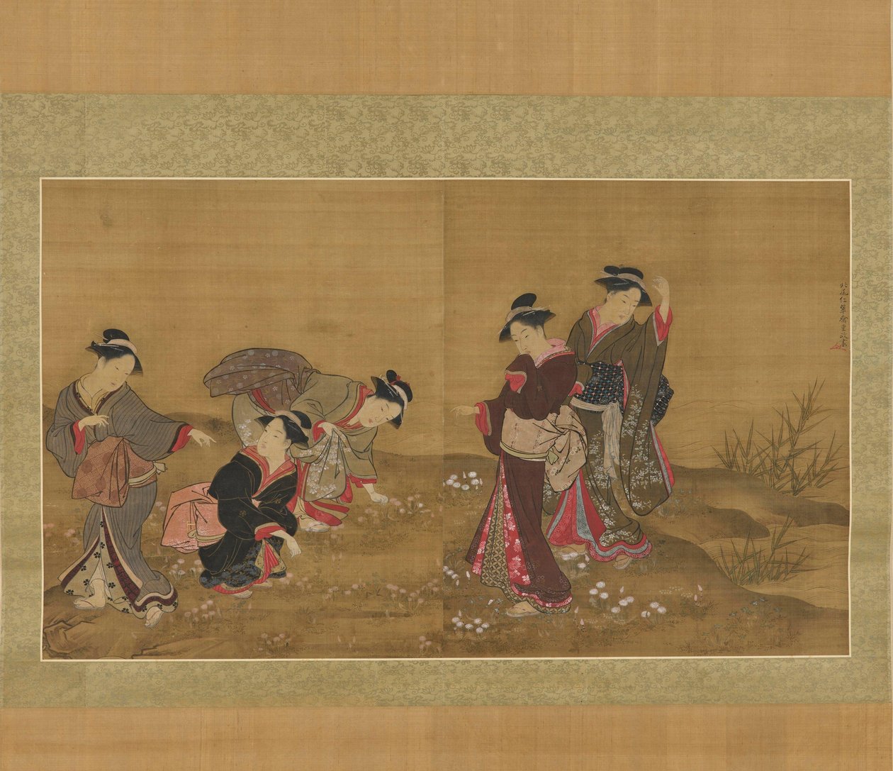 Pflanzen Sammeln von Kitao Shigemasa