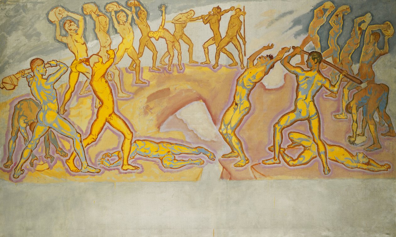 Kampf der Titanen, ca. 1913-1915 von Koloman Moser
