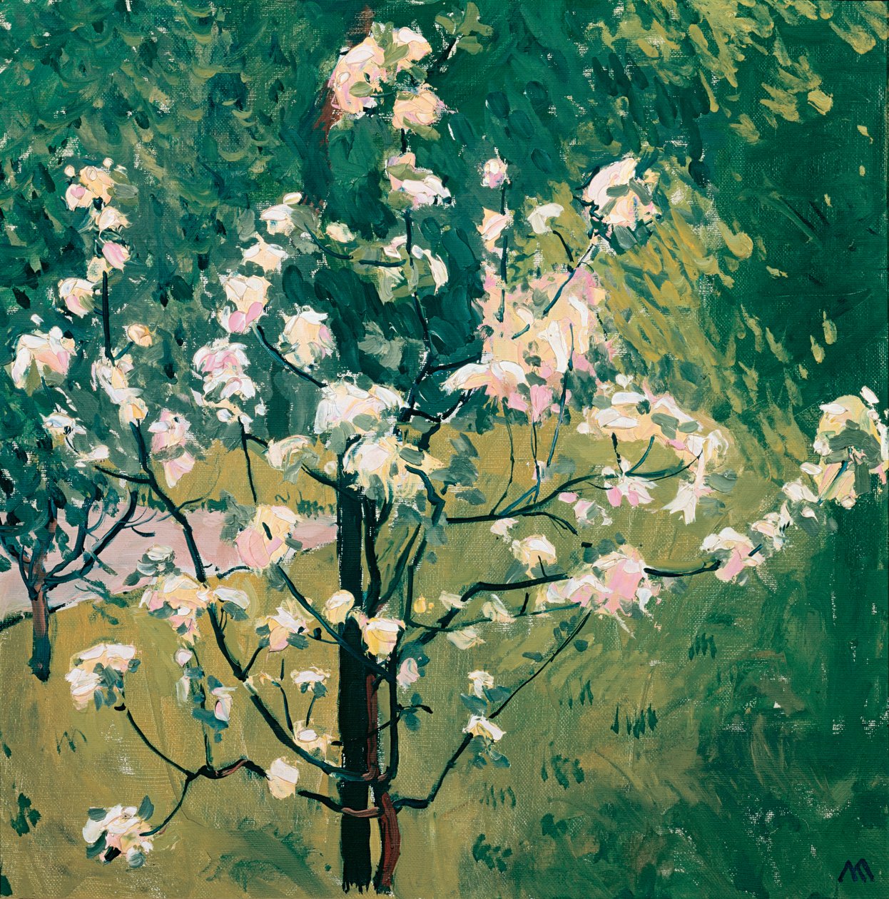 Blühender Baum im Garten von Koloman Moser