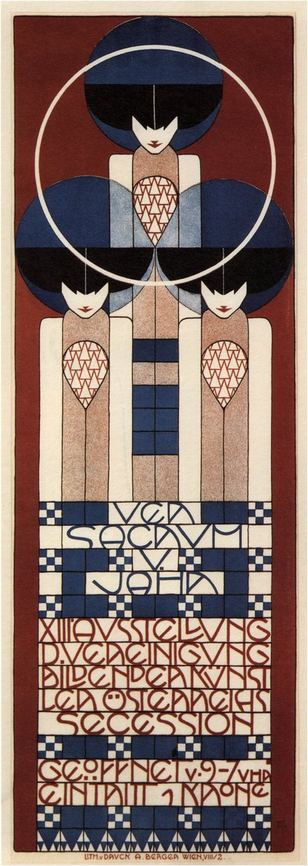 Plakat für die Wiener Secessionsausstellung, 1902 von Koloman Moser