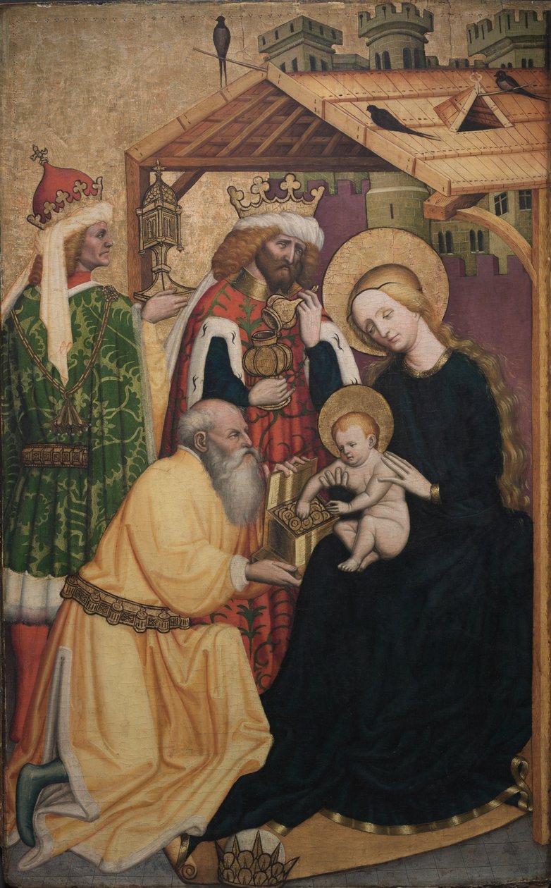 Anbetung der Könige, frühe 1440er von Konrad Laib