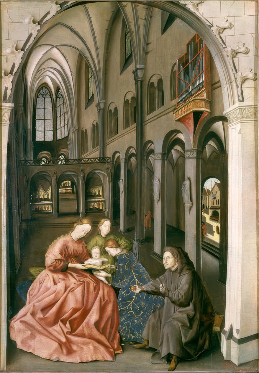 Die Heilige Familie mit den Heiligen Barbara und Katharina von Konrad Witz
