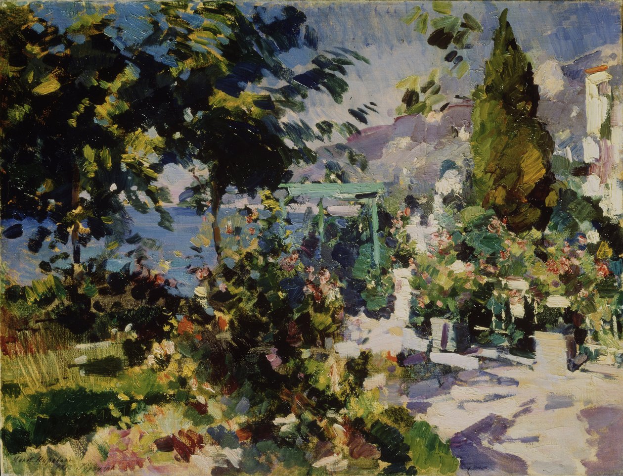 Gurzuf, 1917 von Konstantin Alekseevich Korovin