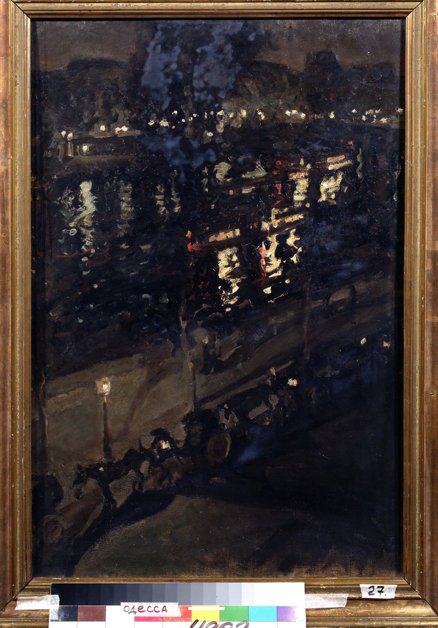 Paris bei Nacht von Konstantin Alekseevich Korovin