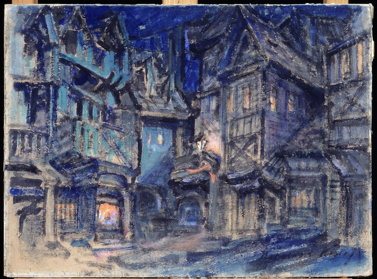 Bühnenbild für das Ballett Esmeralda von Anton Simon von Konstantin Alekseevich Korovin