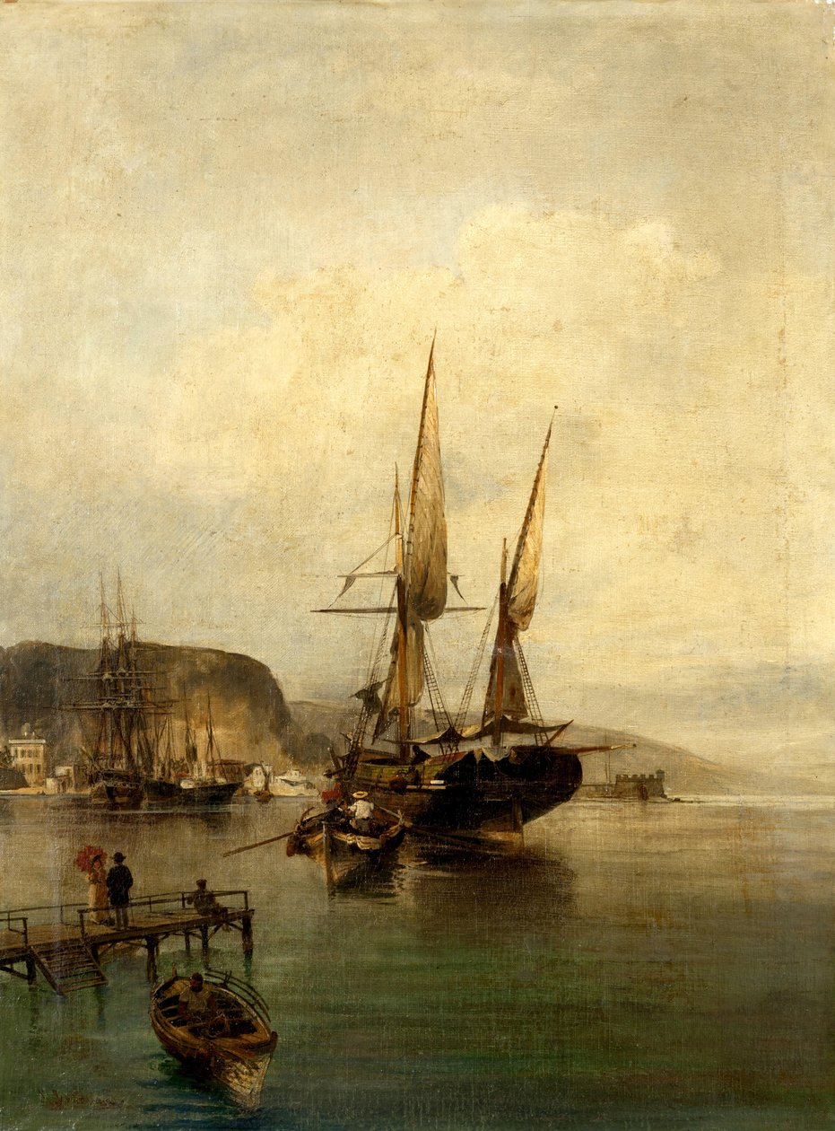 Hafenansicht von Konstantinos Volanakis