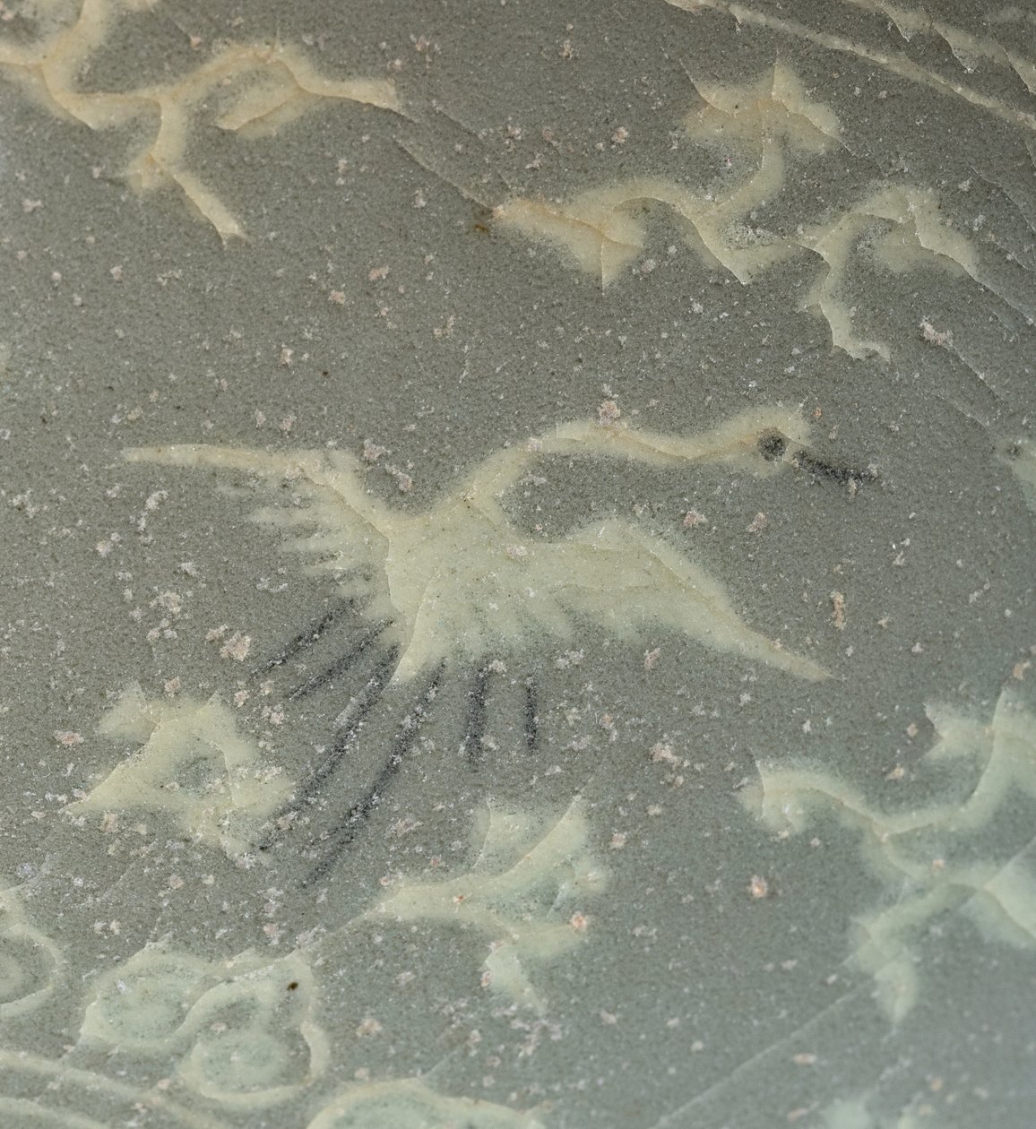 Schale mit Kranichen und Wolken, ca. 1150-1200 von Korean School