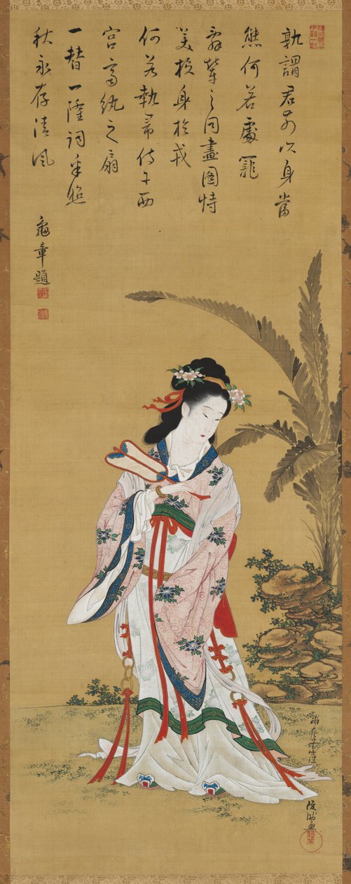 Chinesische Schönheit, späte 1700er-frühe 1800er von Kubo Shunman