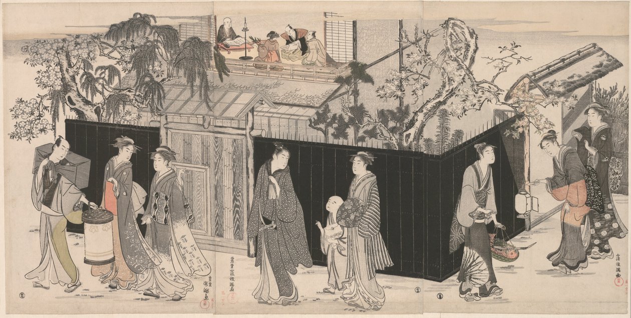 Rückkehr von einer Dichterlesung von Kubo Shunman