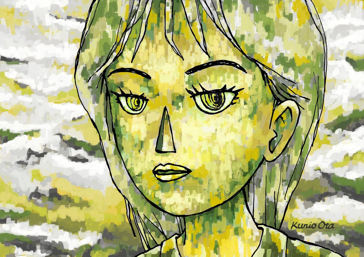 Eine Frau in der Sonne Typ 2 von Kunio Ota