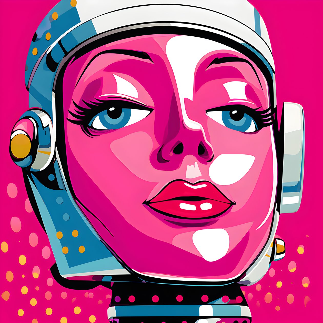 Hot Pink Lips 1 von Kurt Heppke