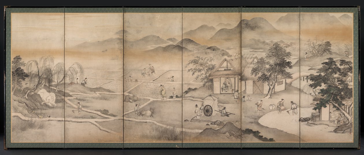 Kaiser Yao besucht Yu Chonghua von Kusumi Morikage